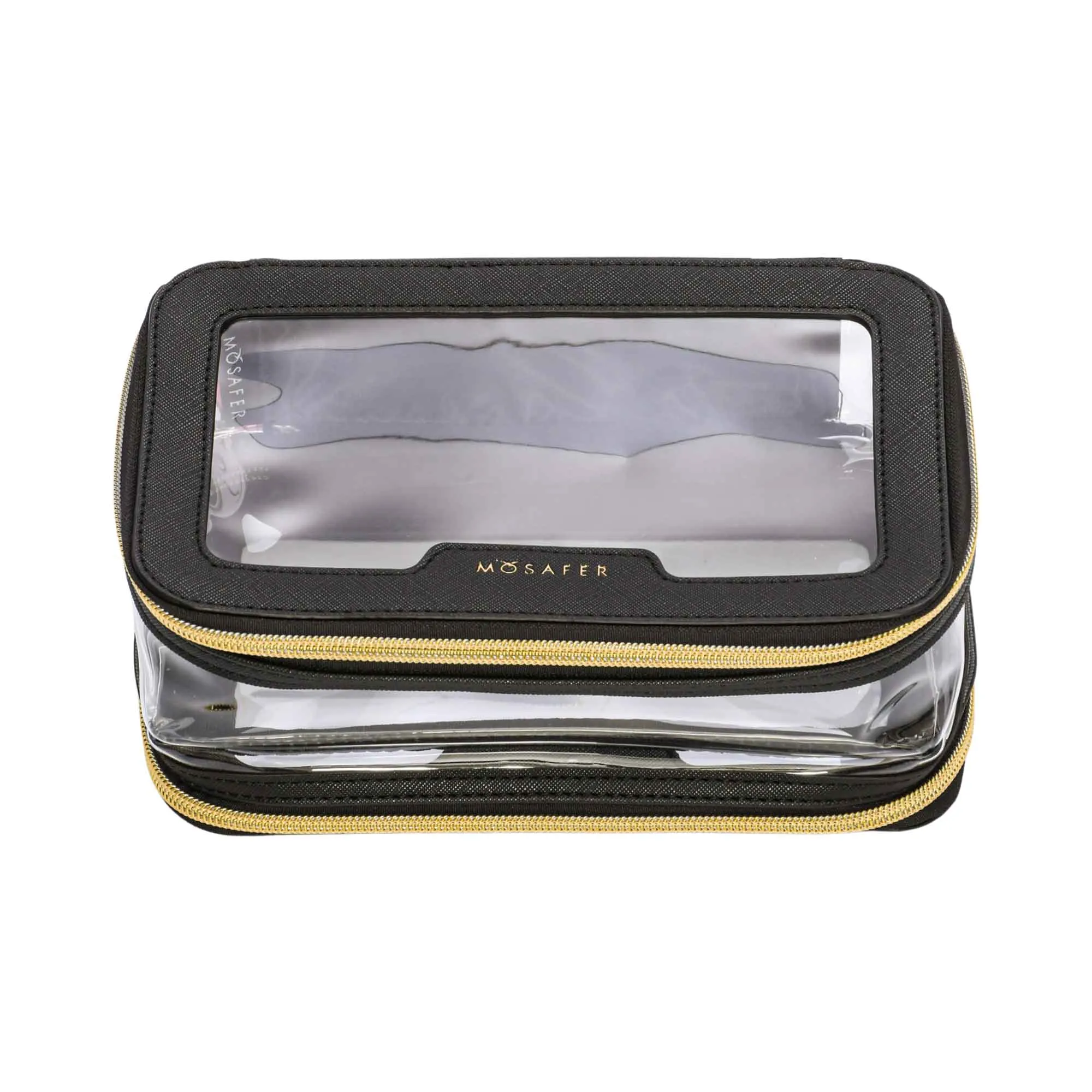 Mosafer Women's Nude Collection Black Toiletry Polyester 23X9X14cm