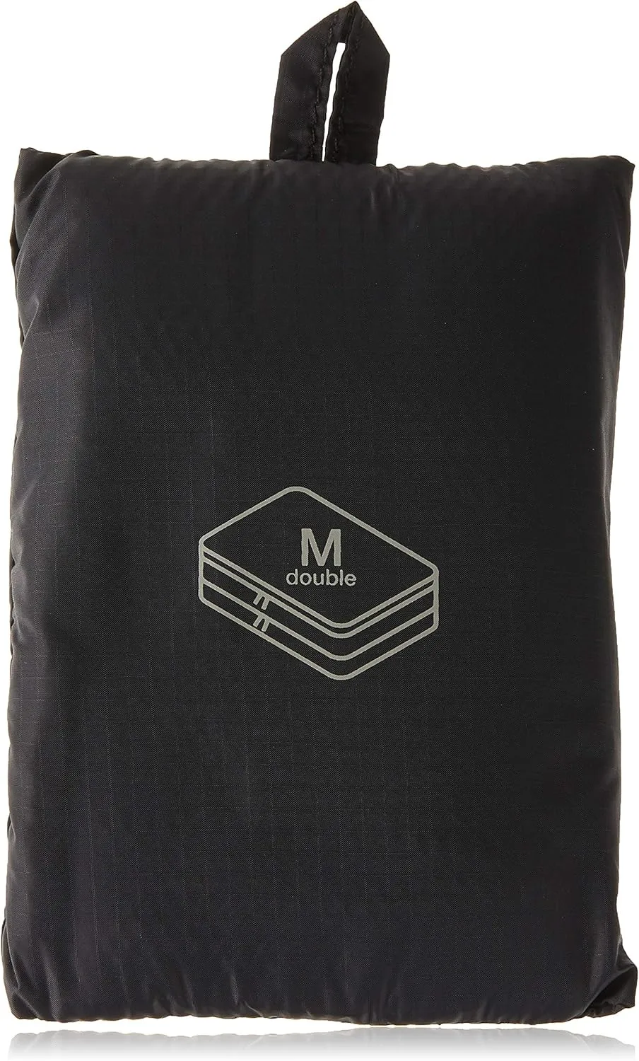 Muji Gusset Case Double Zip, Nylon, Black, Medium