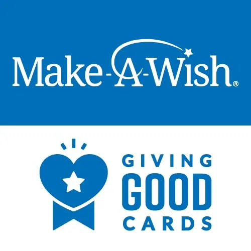 Multi-Brand Choice Cards Giving Good Make A Wish eGift Card