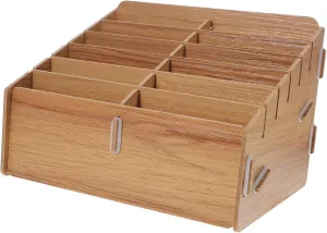 Multi Grid Cards Storage Box Cell Organizer for Trading Cards Smooth Edges Portable Lightweight Design for Home Outdoor Use for Card Games