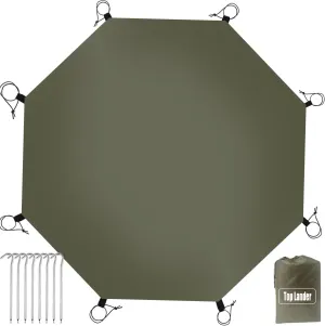 Multi-Purpose Camping Tarp with Waterproof Ground Sheets Mat Portable Tent Footprint Carpet for Hiking Outdoor Picnic