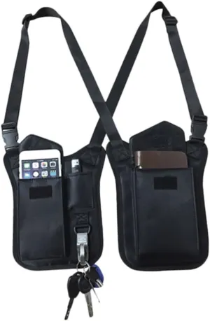 Multi-purpose Hidden Underarm Shoulder Bag Nylon Armpit Bag Concealed Carry for Men Women
