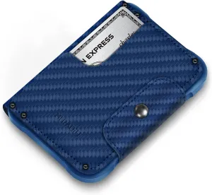 MURADIN Minimalist Slim Business Bifold Wallet for Men - Tactical Front Pocket Wallet with RFID Protection and Secure Card Holder