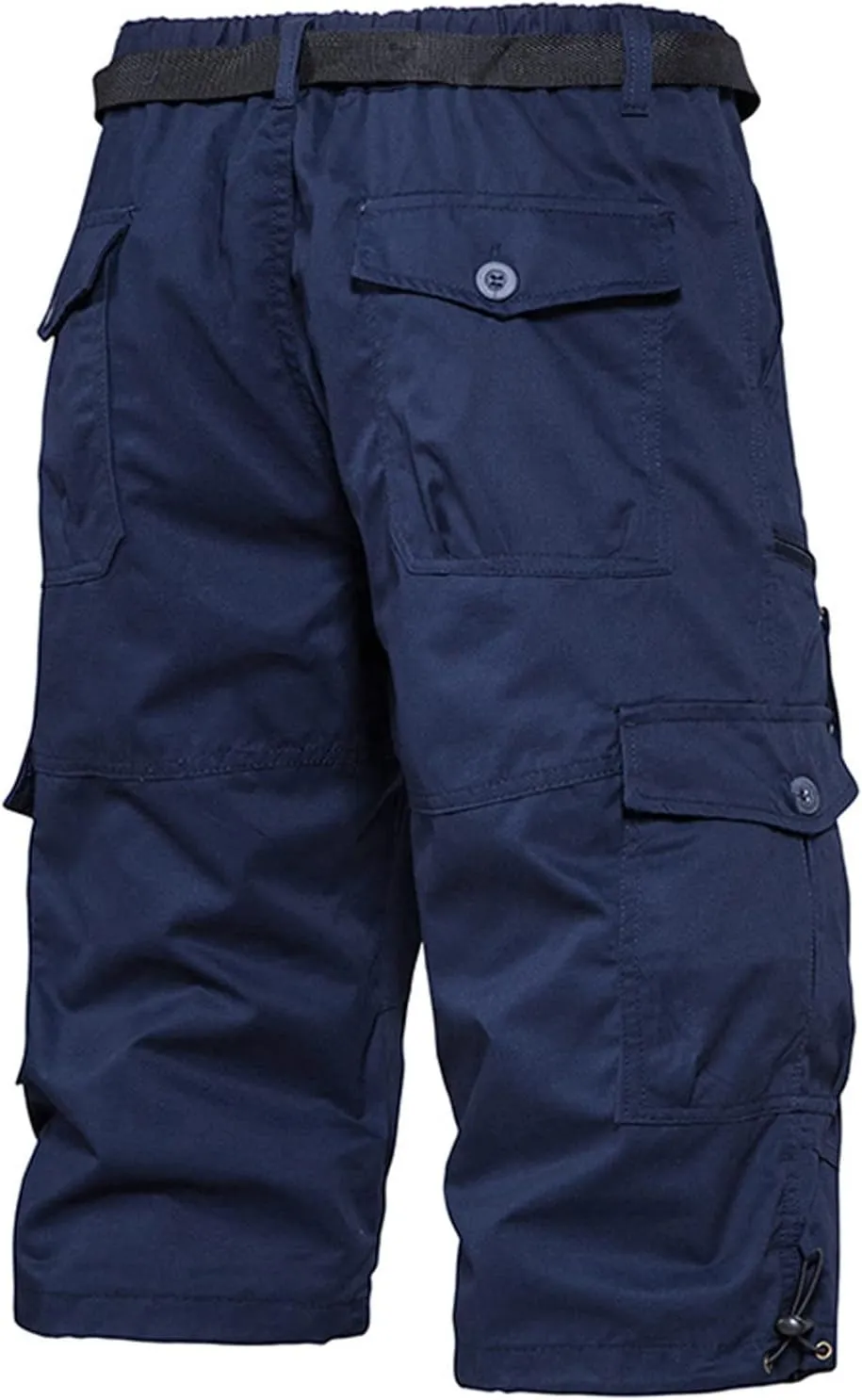 Muscularfit Cargo Shorts for Men Relaxed Fit Big and Tall Multi Pockets Solid Tooling Shorts Summer Fashion Athletic Shorts
