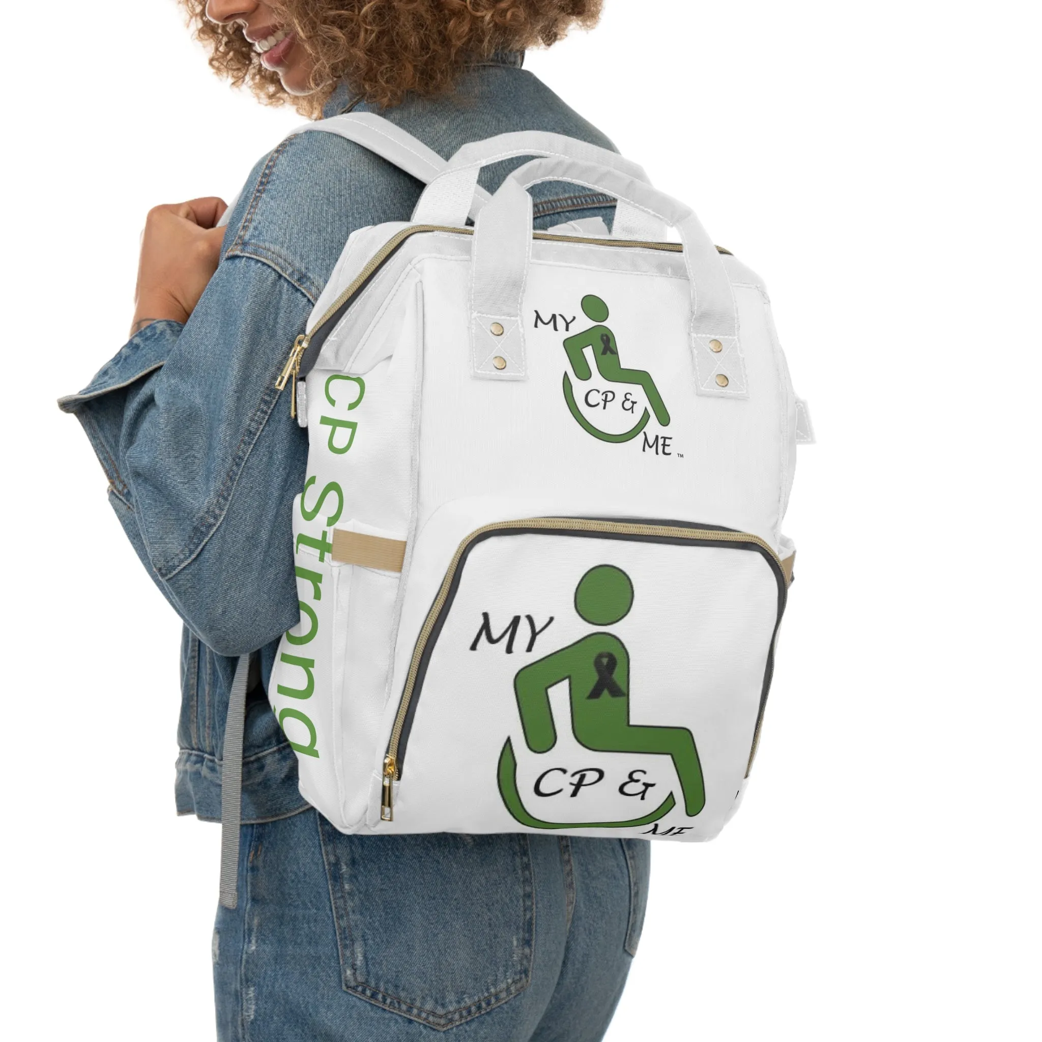 My CP & Me Logo Multifunctional Diaper Backpack
