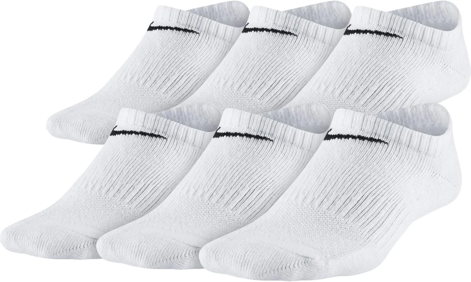 Nike Kids' Everyday Lightweight No-Show Socks (6 Pairs)
