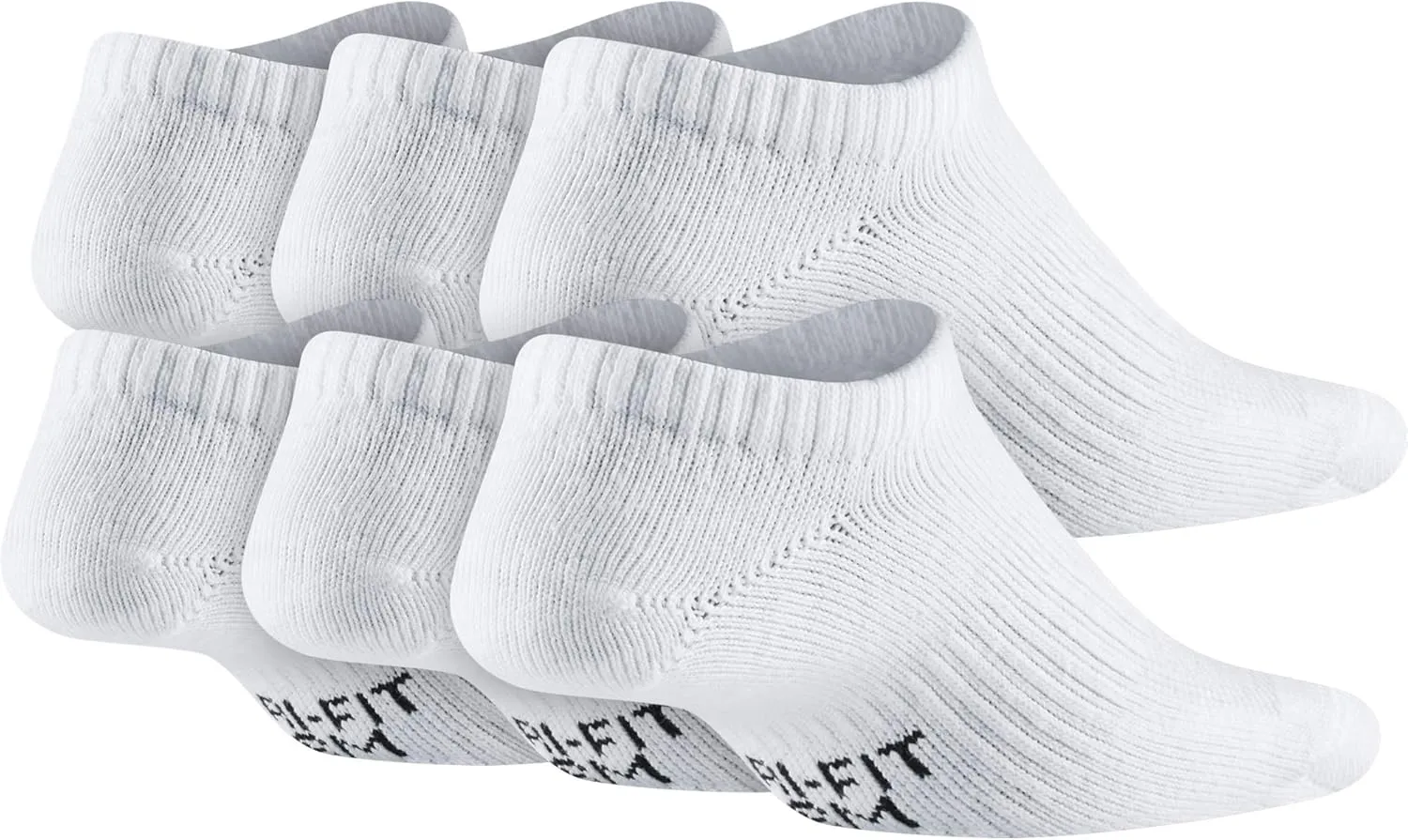 Nike Kids' Everyday Lightweight No-Show Socks (6 Pairs)