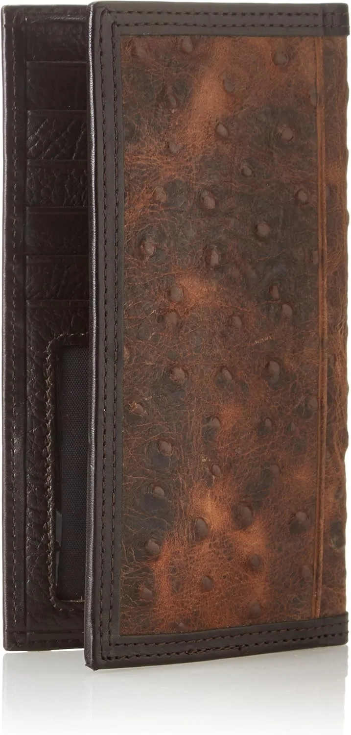 Nocona Men's Brown Ostrich Rodeo