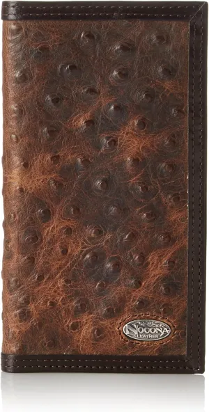 Nocona Men's Brown Ostrich Rodeo