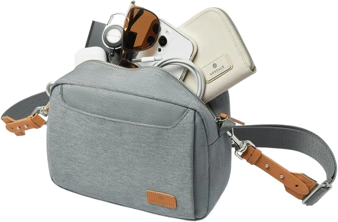 Nordace Siena Pro Travel Crossbody Bag - Compact, Secure, and Stylish for Everyday and Adventure