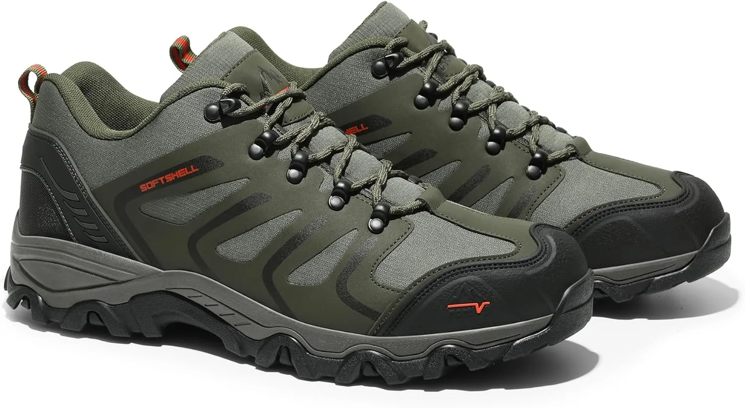 NORTIV 8 Men's Low Top Waterproof Hiking Shoes Trekking Trails Outdoor Work Shoes