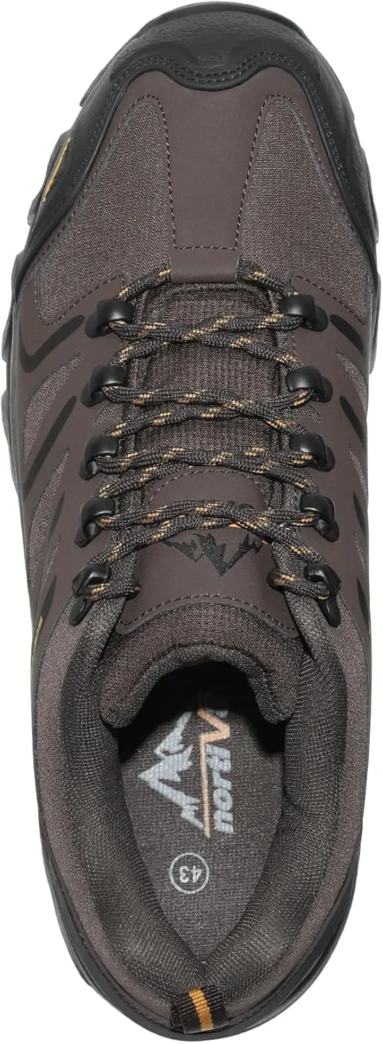 NORTIV 8 Men's Low Top Waterproof Hiking Shoes Trekking Trails Outdoor Work Shoes