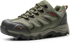 NORTIV 8 Men's Low Top Waterproof Hiking Shoes Trekking Trails Outdoor Work Shoes