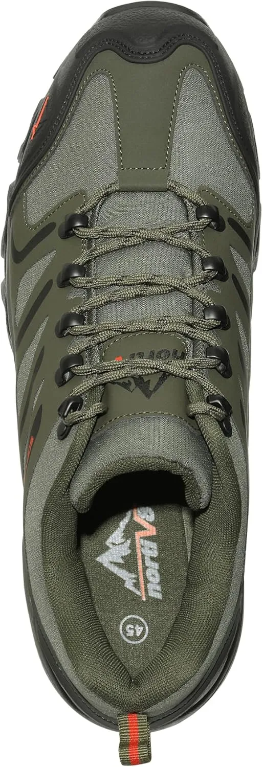 NORTIV 8 Men's Low Top Waterproof Hiking Shoes Trekking Trails Outdoor Work Shoes