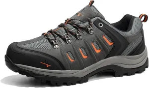 NORTIV 8 Men's Waterproof Hiking Shoes Leather Low-Top Hiking Shoes for Outdoor Trailing Trekking Camping Walking Quest