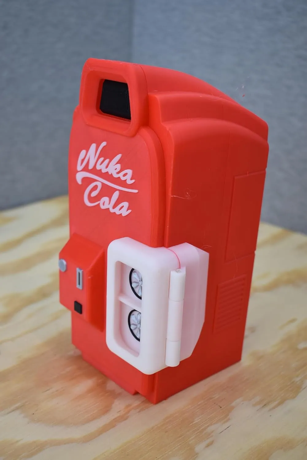 NukaCola Machine Deck Box and Dice Storage - Fallout Themed Deck Box - Nuka Cola Designed Bottle - Vault Tec - Brotherhood of Steel (Non Black Wax Finish)