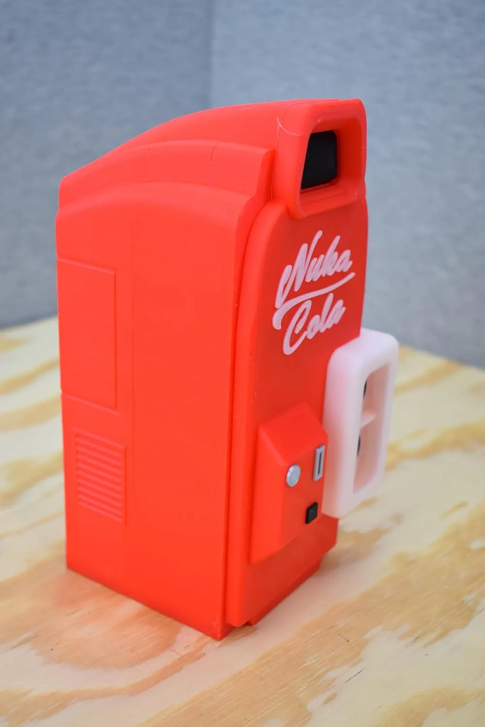 NukaCola Machine Deck Box and Dice Storage - Fallout Themed Deck Box - Nuka Cola Designed Bottle - Vault Tec - Brotherhood of Steel (Non Black Wax Finish)