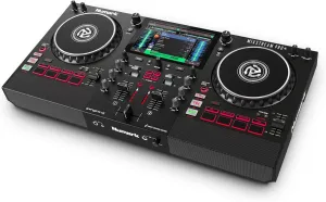 Numark Mixstream Pro  DJ Controller with Stem Separation, 2 Decks, Wi-Fi Streaming, Mixer, 7" Touchscreen, Speakers, works with Serato and Virtual DJ