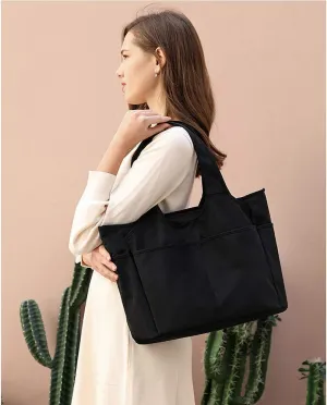 Nylon Large Tote for Women Waterproof Shoulder Handbag Fashion Work Bag Functional Clinical Bag