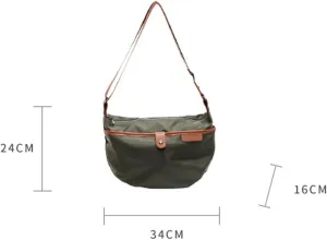 Nylon Shoulder Bag for Women Fashion Crossbody Tote Lightweight Casual Purse for Commuting Travel and Everyday Use
