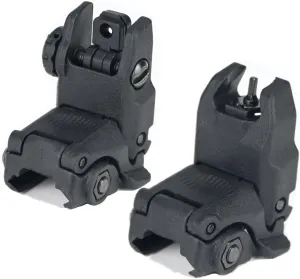 Nylon Sight Front and Rear Flip Sights Can be Installed on Picatinny or Weaver Rail