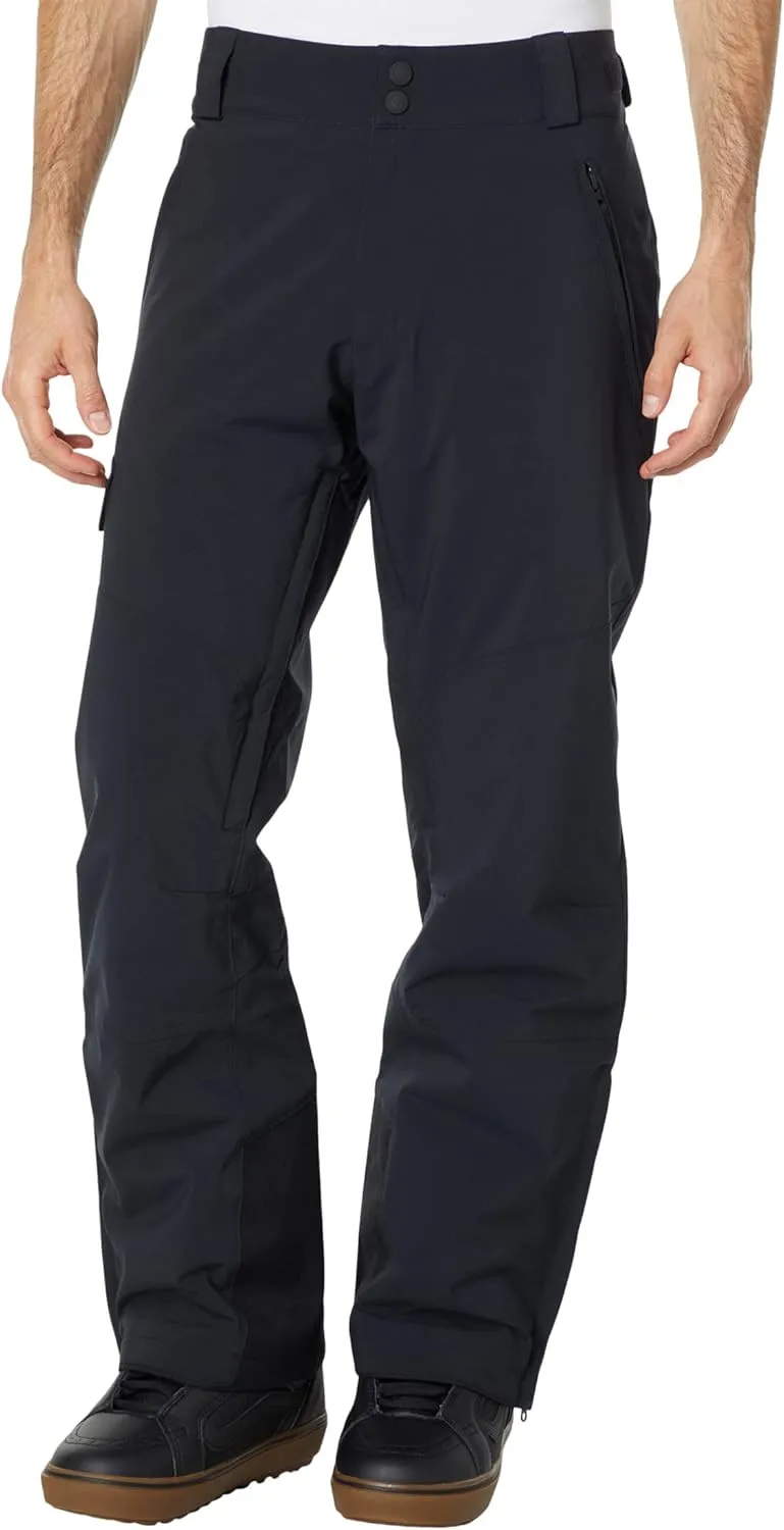Obermeyer Alpinist Stretch Pants for Men - Beltloop Waistband with Zip-Fly and Dual-Button Closure, Baggy and Comfortable Pants Black MD R