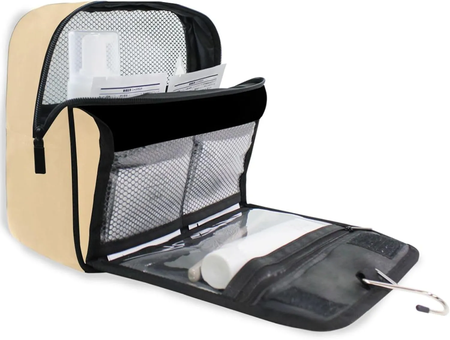 ODAWA Navajo White Toiletry Bags Hanging Travel Makeup Organizer Cosmetic Travel Bag for Travel Business Trips