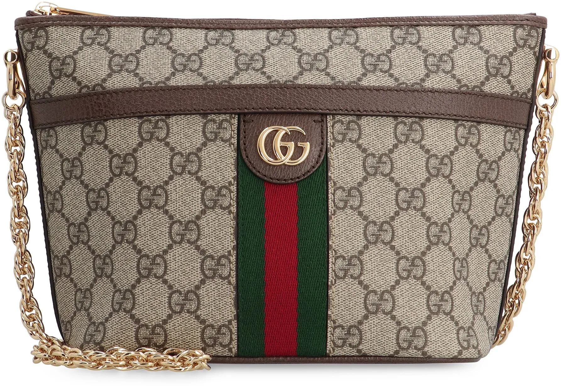 Ophidia mini fabric shoulder bag