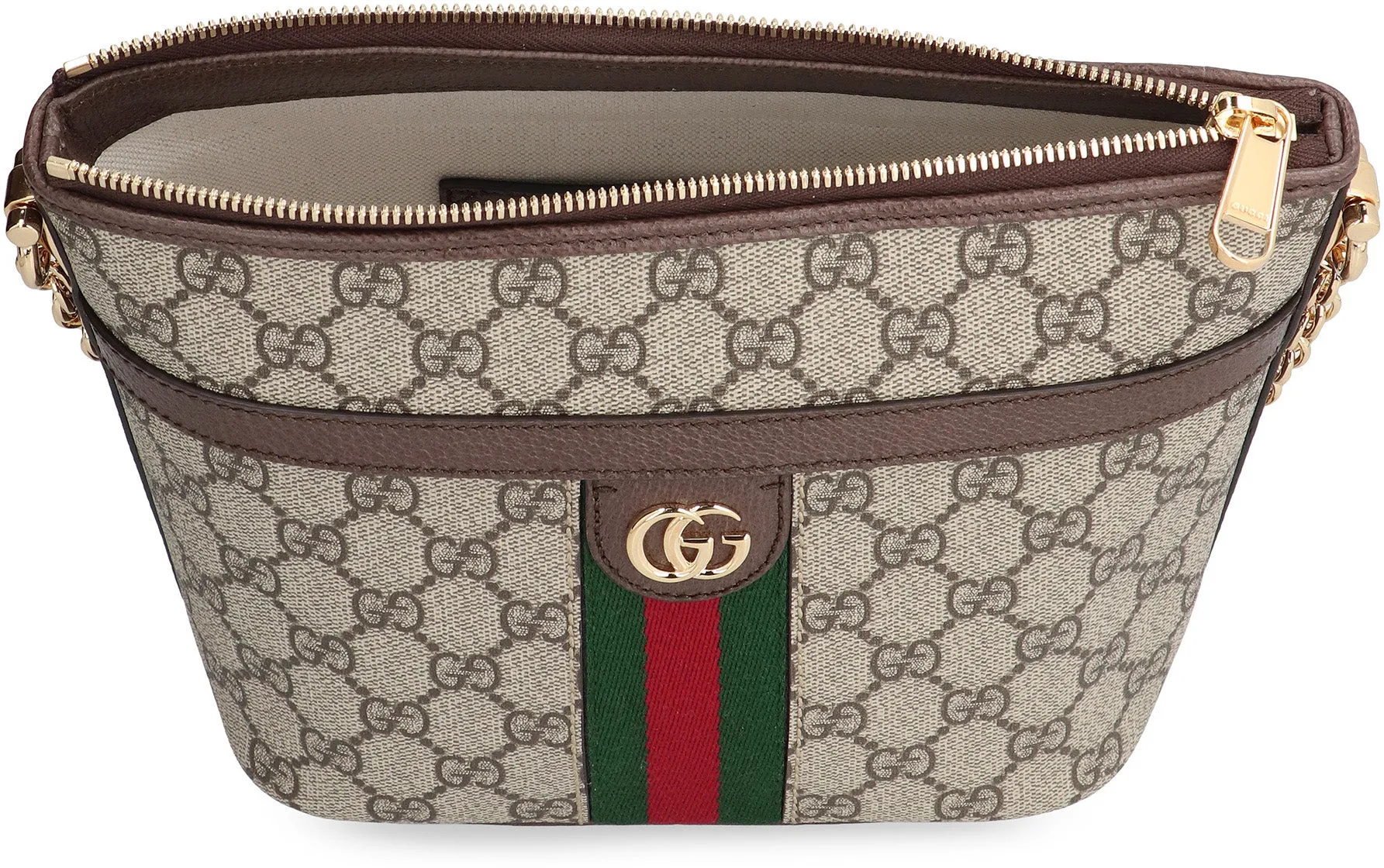 Ophidia mini fabric shoulder bag