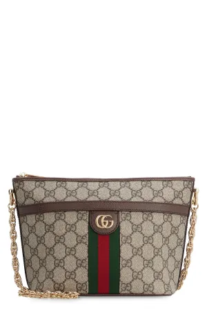 Ophidia mini fabric shoulder bag