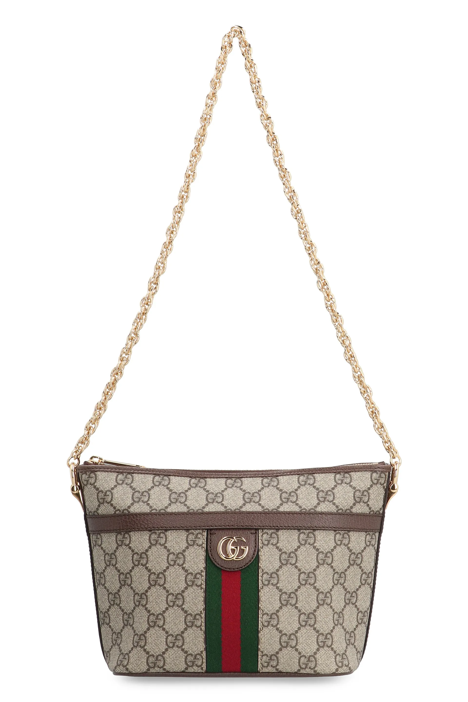 Ophidia mini fabric shoulder bag