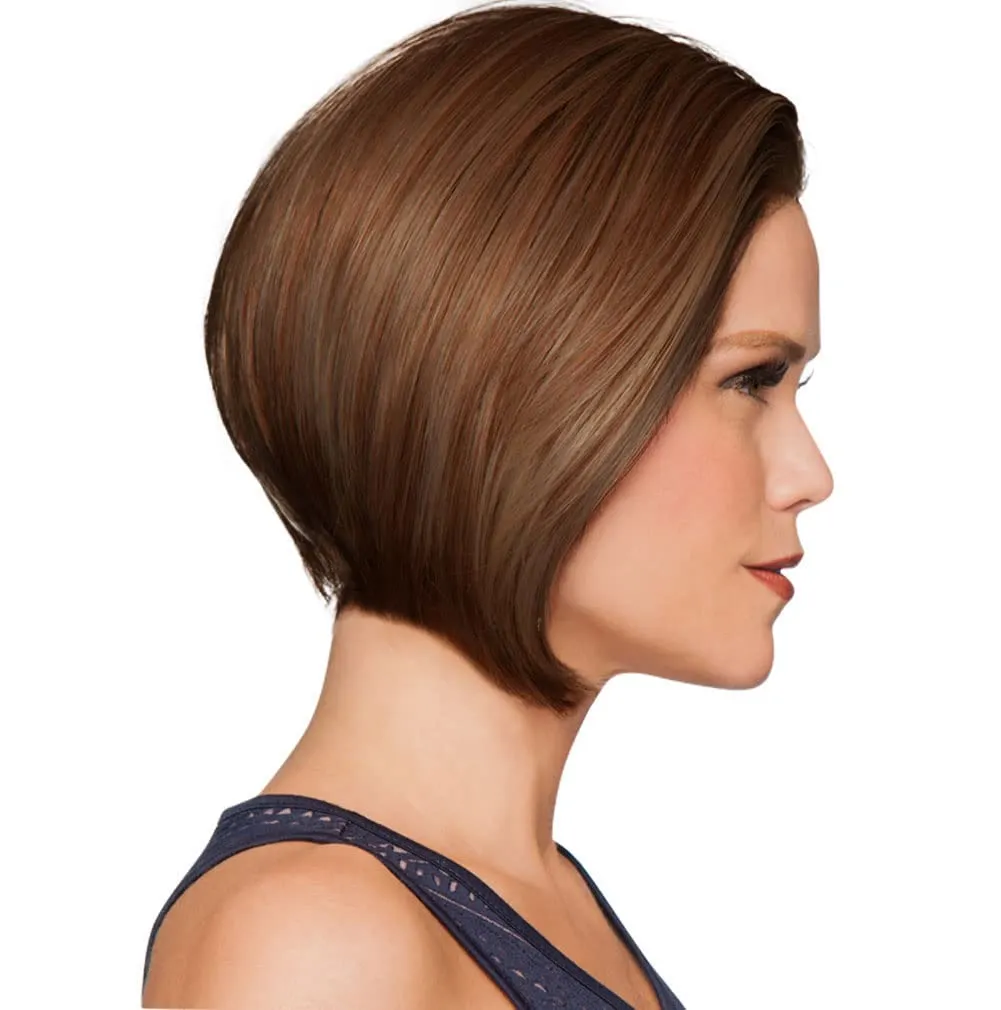 Opulence Chin-Length Modern Page Wig by Hairuwear, Large Cap, GL14-16 Honey Toast