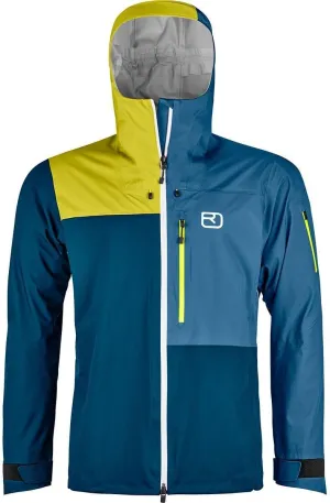 Ortovox Men’s 3L Ortler Jacket, Waterproof, Windproof High Alpine Hooded Hardshell Jacket for Ski Touring, Mountaineering