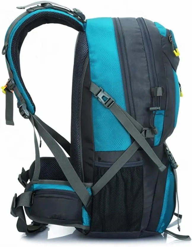 Outdoor bag men's and women's hiking backpack mountaineering travel 50L equipment sports bag(E)