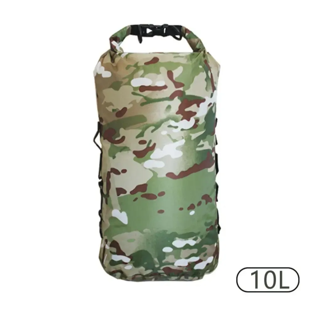 Outdoor Camouflage Waterproof Bag Portable Waterproof Storage Bag  Lightweight Boating Hiking Camping Rafting Storage Backpack