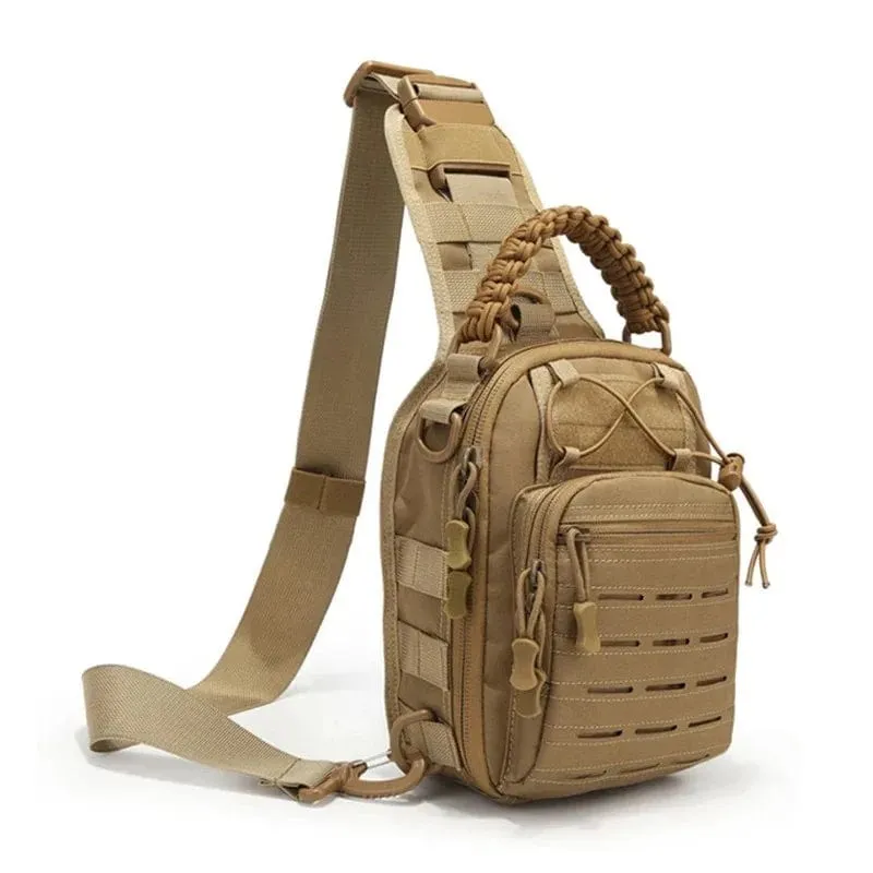 Outdoor Chest Bag Military Tactical Waterproof Shoulder Bag Sling Backpack