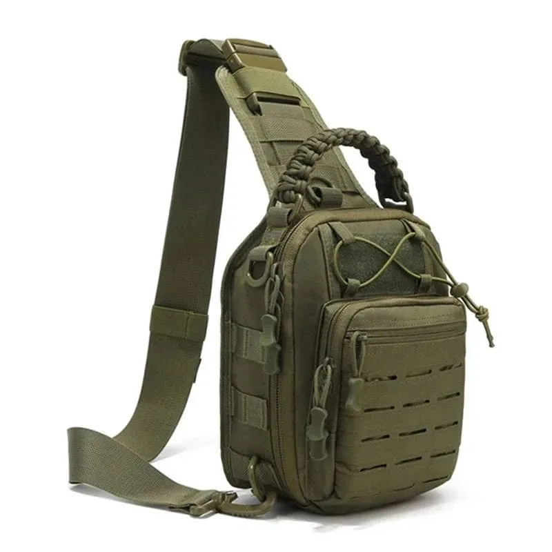 Outdoor Chest Bag Military Tactical Waterproof Shoulder Bag Sling Backpack