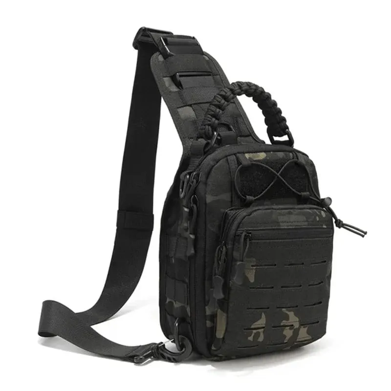 Outdoor Chest Bag Military Tactical Waterproof Shoulder Bag Sling Backpack