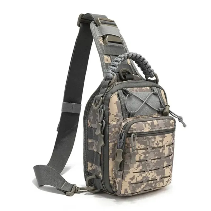 Outdoor Chest Bag Military Tactical Waterproof Shoulder Bag Sling Backpack