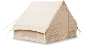 Outdoor Cotton Tent, Yurt Bell Tent, Family Camping Tent, PortableTent Waterproof Windproof for Camping Hiking Mountaineering