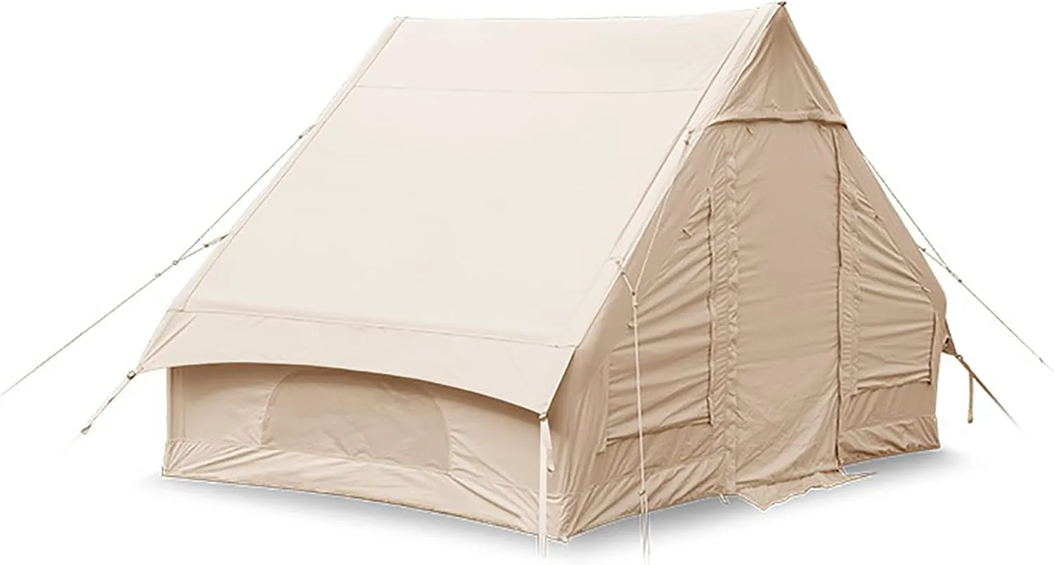 Outdoor Cotton Tent, Yurt Bell Tent, Family Camping Tent, PortableTent Waterproof Windproof for Camping Hiking Mountaineering