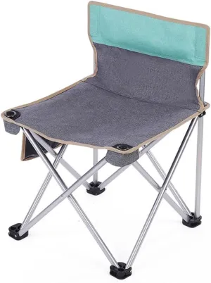 Outdoor Folding Chairs, Multifunctional Waterproof Portable Fishing Trip Lined Up Stool Creative Beach Camping Garden Barbecue Chair, Foldable Fishing Chair Camping Chair (Color : A)