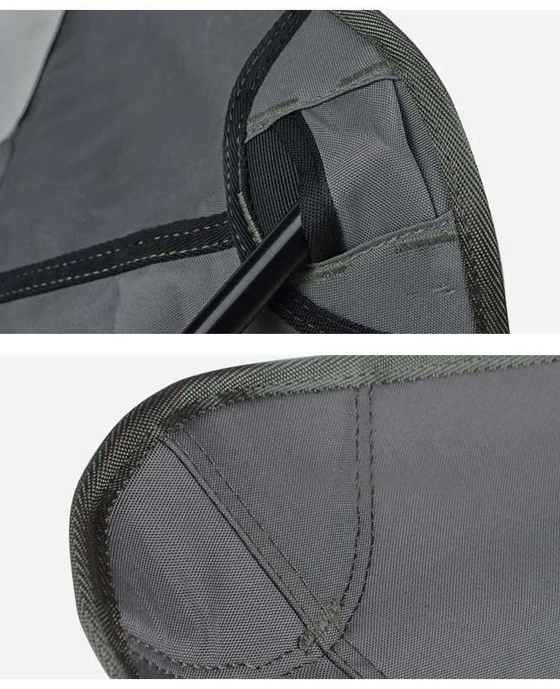 Outdoor Hiking Camping Beach Portable Folding Swivel Chair   Carry Bag Black