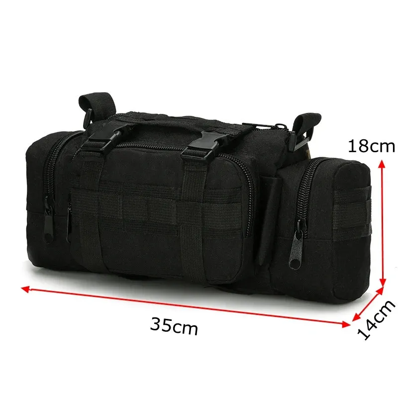 Outdoor Hiking Waist Bag - Military Tactical Shoulder Chest Pouch