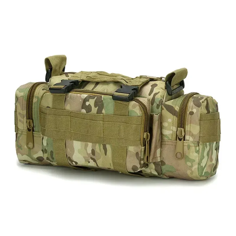 Outdoor Hiking Waist Bag - Military Tactical Shoulder Chest Pouch