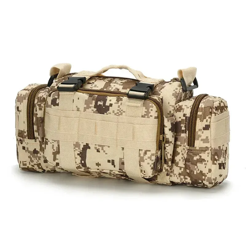 Outdoor Hiking Waist Bag - Military Tactical Shoulder Chest Pouch