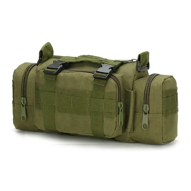 Outdoor Hiking Waist Bag - Military Tactical Shoulder Chest Pouch