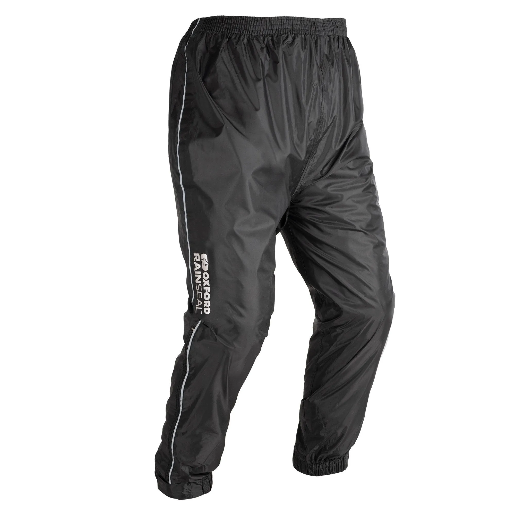 Oxford Rainseal Thermal Motorcycle Over Pants Waterproof Motorbike Trouser Black