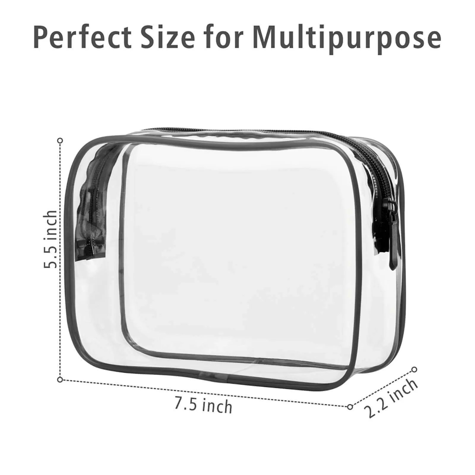 PACKISM Clear TSA-approved Toiletry Bags For Traveller