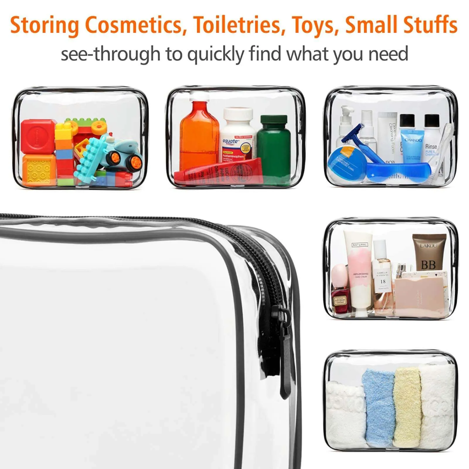 PACKISM Clear TSA-approved Toiletry Bags For Traveller